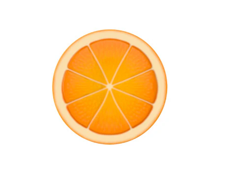 संतरे का टुकड़ा 3D मॉडल