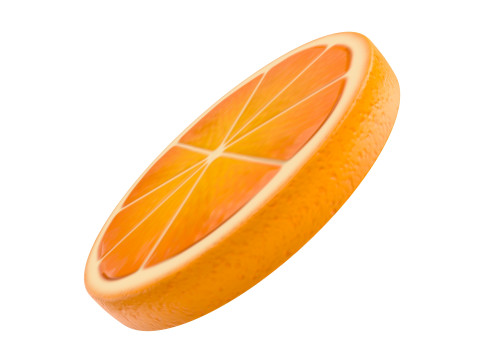 Orange Slice 3D Модель