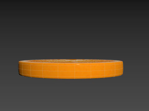 संतरे का टुकड़ा 3D मॉडल