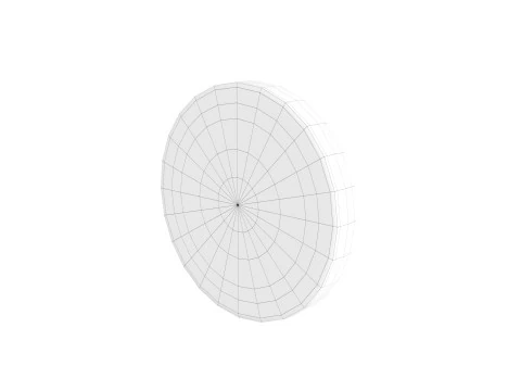 संतरे का टुकड़ा 3D मॉडल