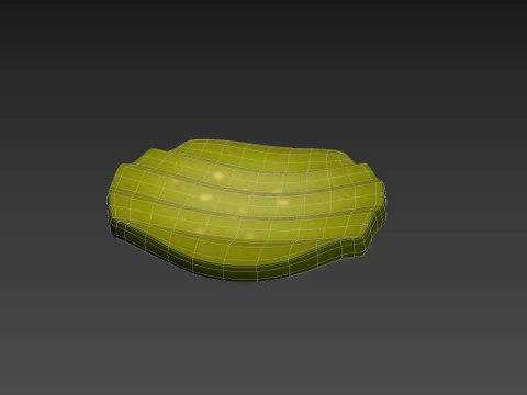 Pickle Slice 3D Model