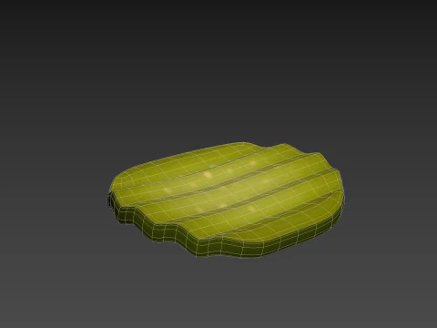 Pickle Slice 3D Model