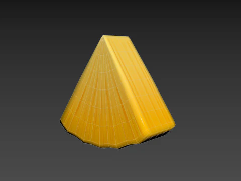 Ananasscheibe 3D Modell