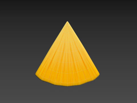 Ananasscheibe 3D Modell