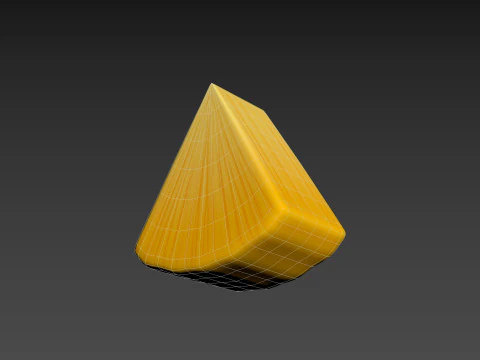 Ananasscheibe 3D Modell