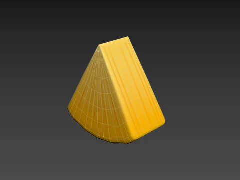 Ananasscheibe 3D Modell