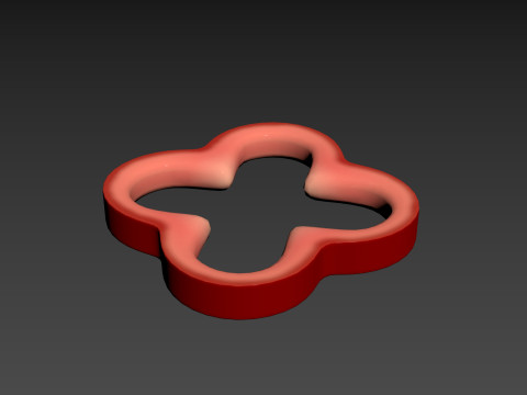 Red Pepper Slice 3Dモデル
