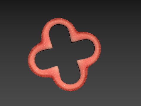 Red Pepper Slice 3Dモデル
