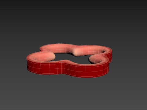 Red Pepper Slice 3Dモデル