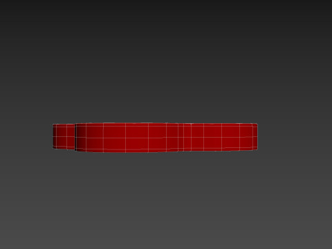 Red Pepper Slice 3Dモデル