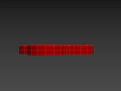 붉은 고추 조각 3D 모델