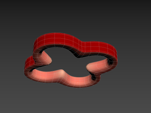 Red Pepper Slice 3Dモデル