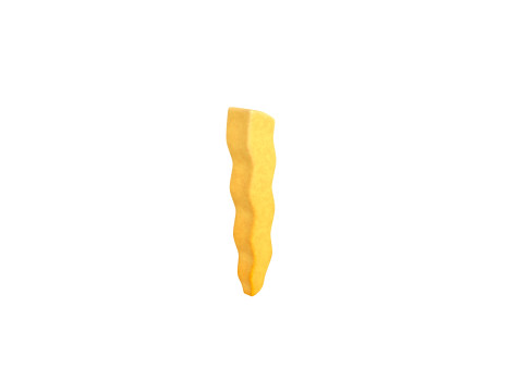 Serrated French Fries 3D मॉडल