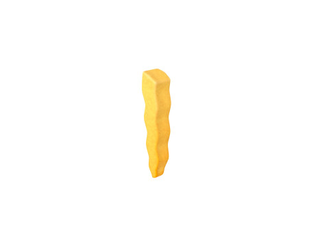 Serrated French Fries Model 3D