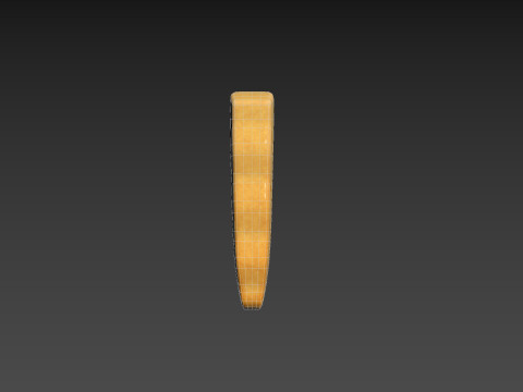 Serrated French Fries Model 3D