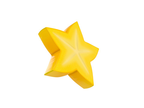 Star Fruit Slice 3Dモデル