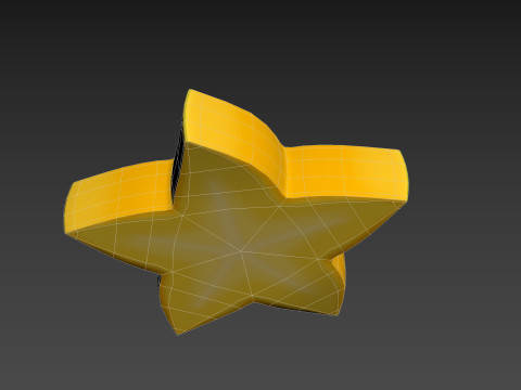 Star Fruit Slice 3Dモデル