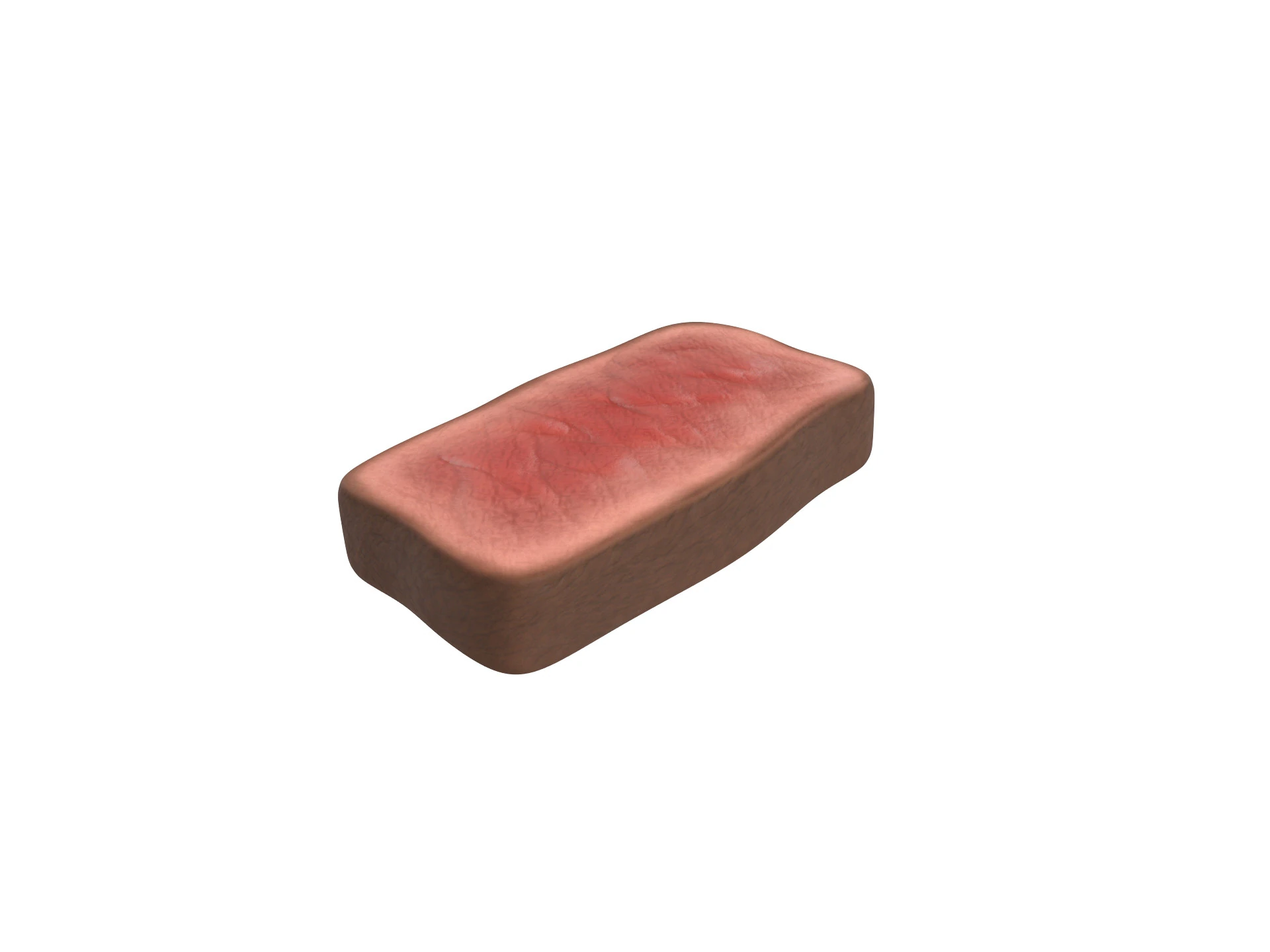 Steak Slice 3D Model .c4d .max .obj .3ds .fbx .stl .blend 