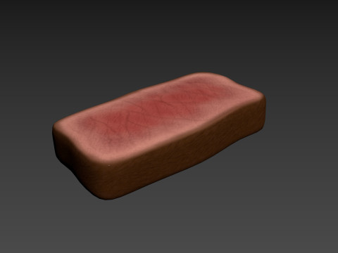 Steak Slice Model 3D