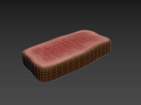 Steak Slice Model 3D