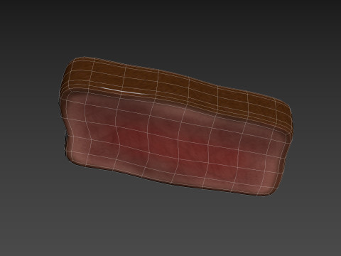 Steak Slice Model 3D