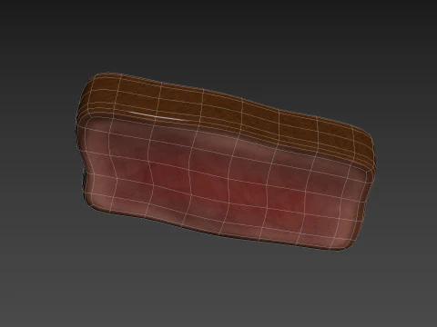 Steak Slice 3D Model