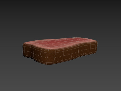 Steak Slice Model 3D
