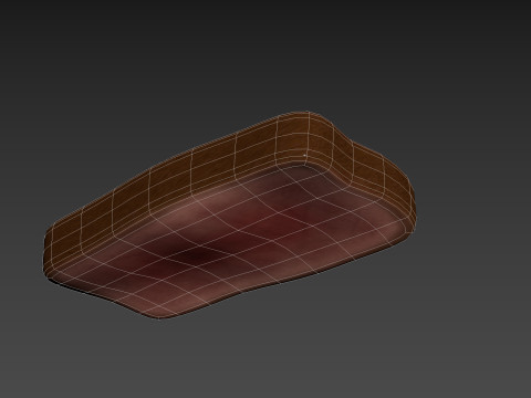Steak Slice Model 3D