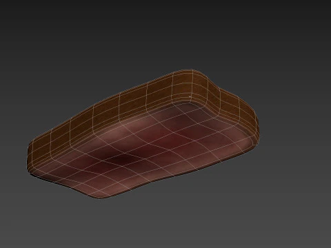 Steak Slice 3D Model