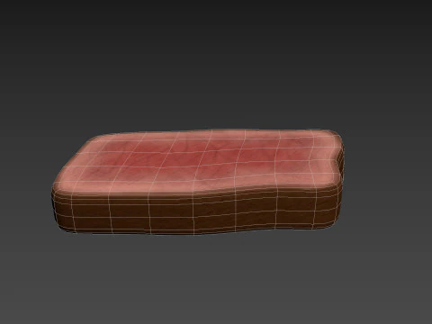 Steak Slice 3D Model