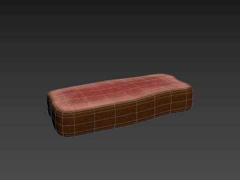 Steak Slice Model 3D