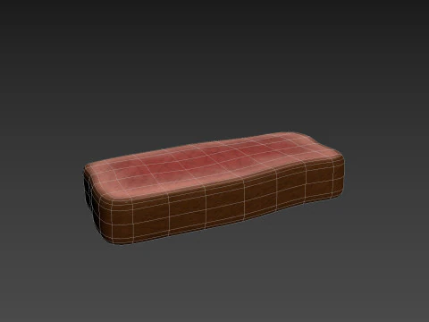 Steak Slice 3D Model