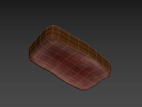 Steak Slice 3D Model