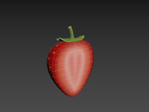 Strawberry Slice 3D Модель