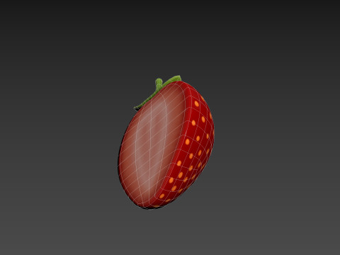 Strawberry Slice 3D Модель