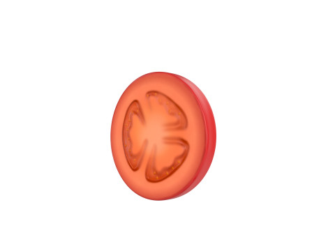 Tomato Slice Modelo 3D