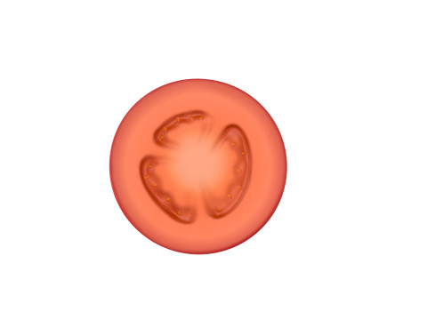 Tomato Slice 3D मॉडल