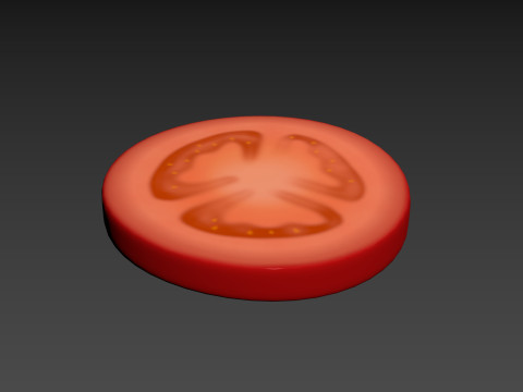 Tomato Slice 3D मॉडल