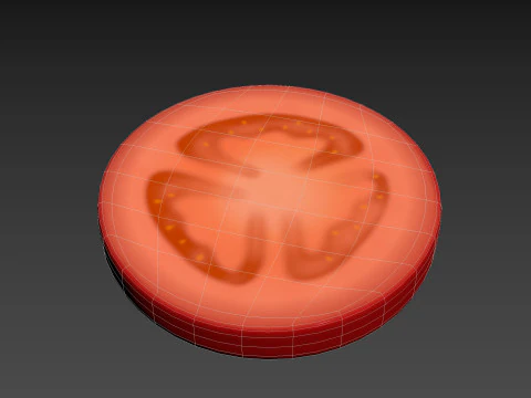 Irisan Tomat Model 3D