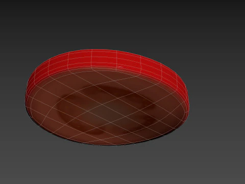 Irisan Tomat Model 3D