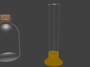 chemical glassware kit 3D Model