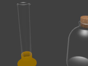 chemical glassware kit 3D Model
