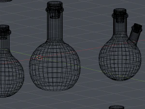 chemical glassware kit 3D Model
