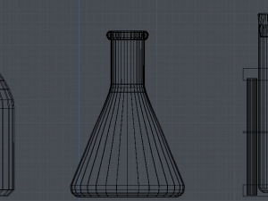 low poly pbr bottle 3D मॉडल