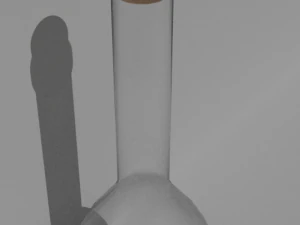 low poly pbr flask 3D Model