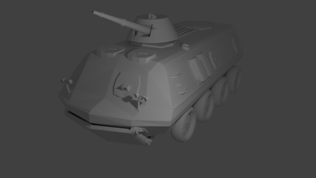 btr 60 3D Model .c4d .max .obj .3ds .fbx .stl .blend 