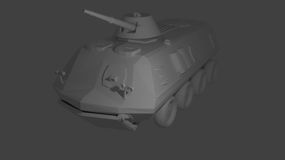btr 60 Modelo 3D .c4d .max .obj .3ds .fbx .stl .blend 