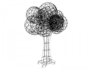 cartoon tree Modello 3D