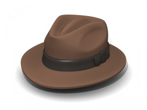 fedora adventuring - indiana jones hat 3D 모델