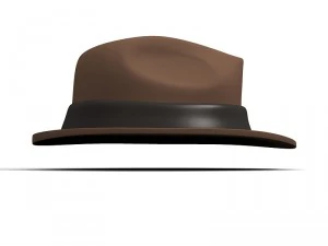 fedora adventuring - indiana jones hat 3D Model